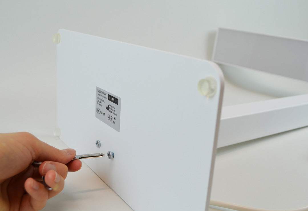 Innolux Valovoima: Lichttherapie-Lampe für den Arbeitstisch, weiss (10'000 lux)