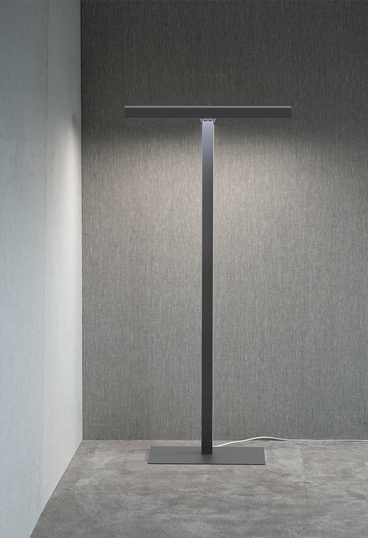 Innolux Valovoima Stehlampe: Lichttherapie-Lampe und Wohnraumleuchte (10'000 lux), anthrazit
