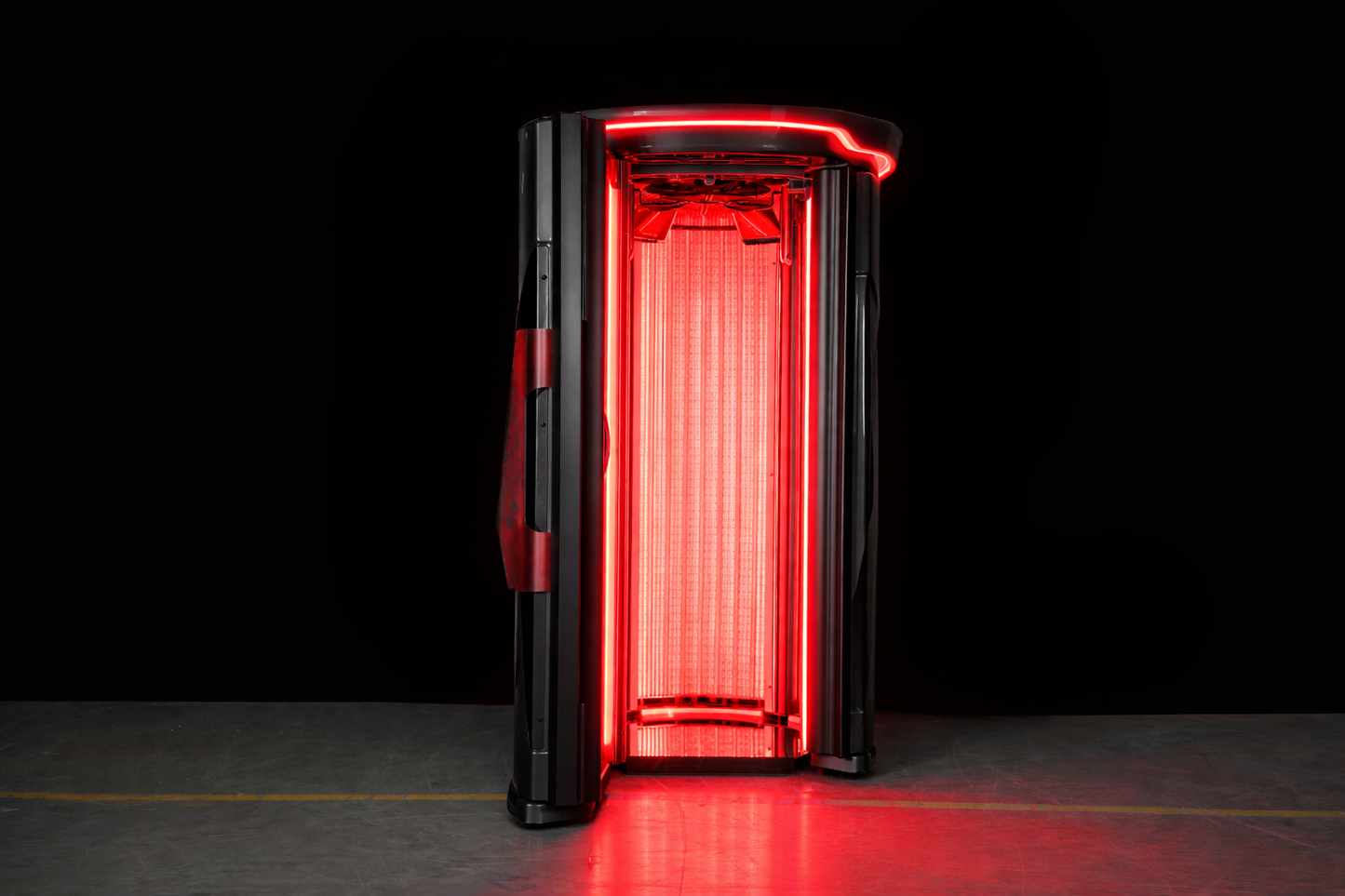 Bonvida Apex Booth (Schwarz) - Lichtbasiertes Wellness-System (12-14 Wochen Lieferzeit)