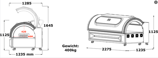 Bonvida Epoch Bed (Schwarz) – Lichtbasiertes Wellness-System (10-12 Wochen Lieferzeit)
